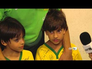 Kaká apresenta um torcedor ilustre: o filho Luca