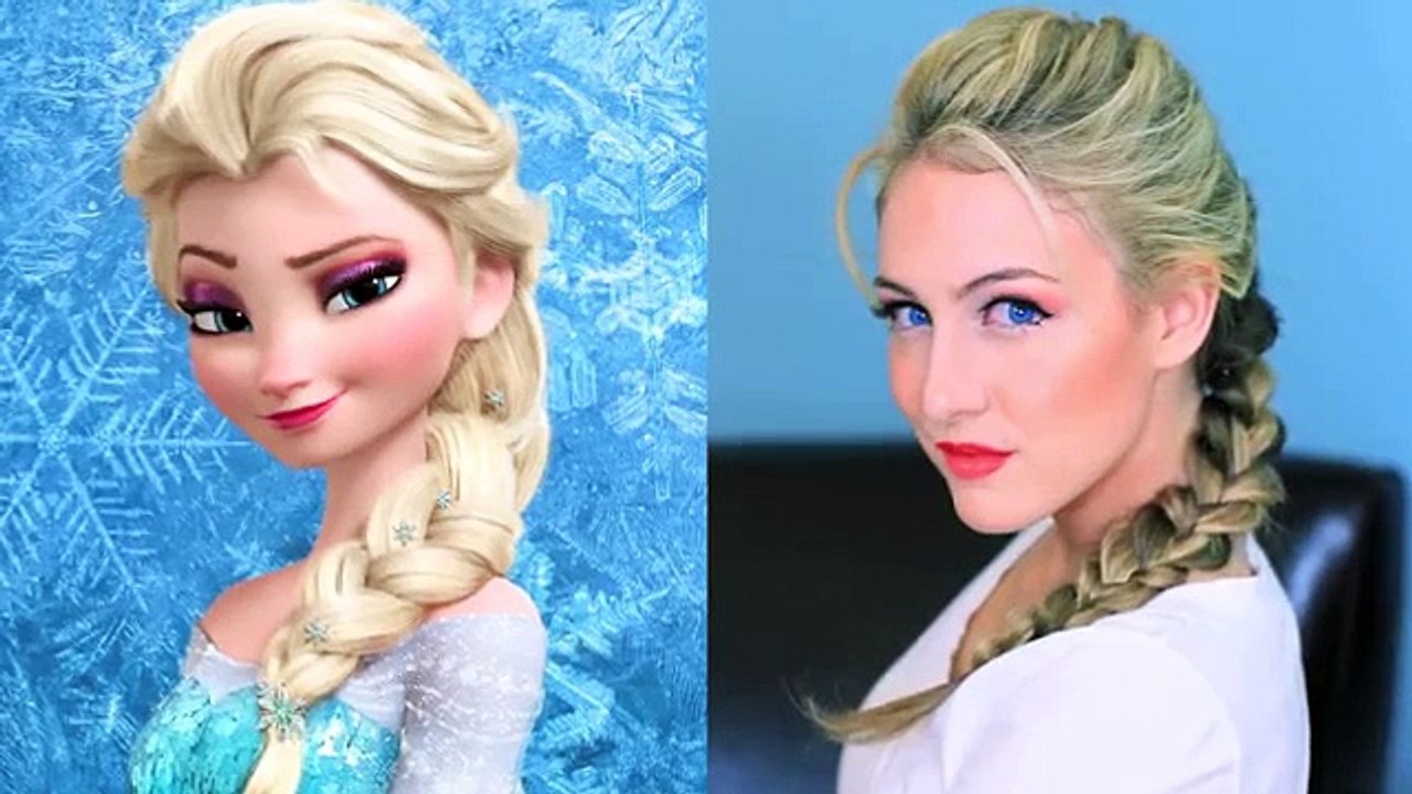 Elsa's Textured French Braid | A CuteGirlsHairstyles Disney Exclusive