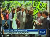 Ramiro González anuncia las nueve preguntas de Alianza PAIS
