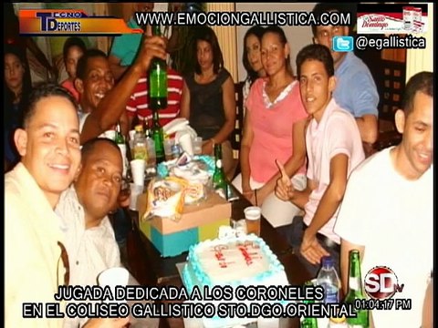 Programa-TECNODEPORTES-20-OCTUBRE-2015-COLISEO-Sto.Dgo.Oriental-Jugada-Coroneles, jugada cubierta por Manuel Perello.