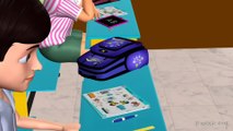 KZKCARTOON TV-Learn Classroom Objects and School Playground - 3D Animation Preschool rhymes for children