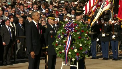 Obama honors US servicemen on Veterans Day