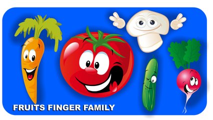 Fruit Finger Family Funny Family in HD | Finger Family Nursery Rhymes For Children