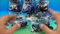 2015 BATMAN UNLIMITED SET OF 8 McDONALDS HAPPY MEAL KIDS TOYS VIDEO REVIEW