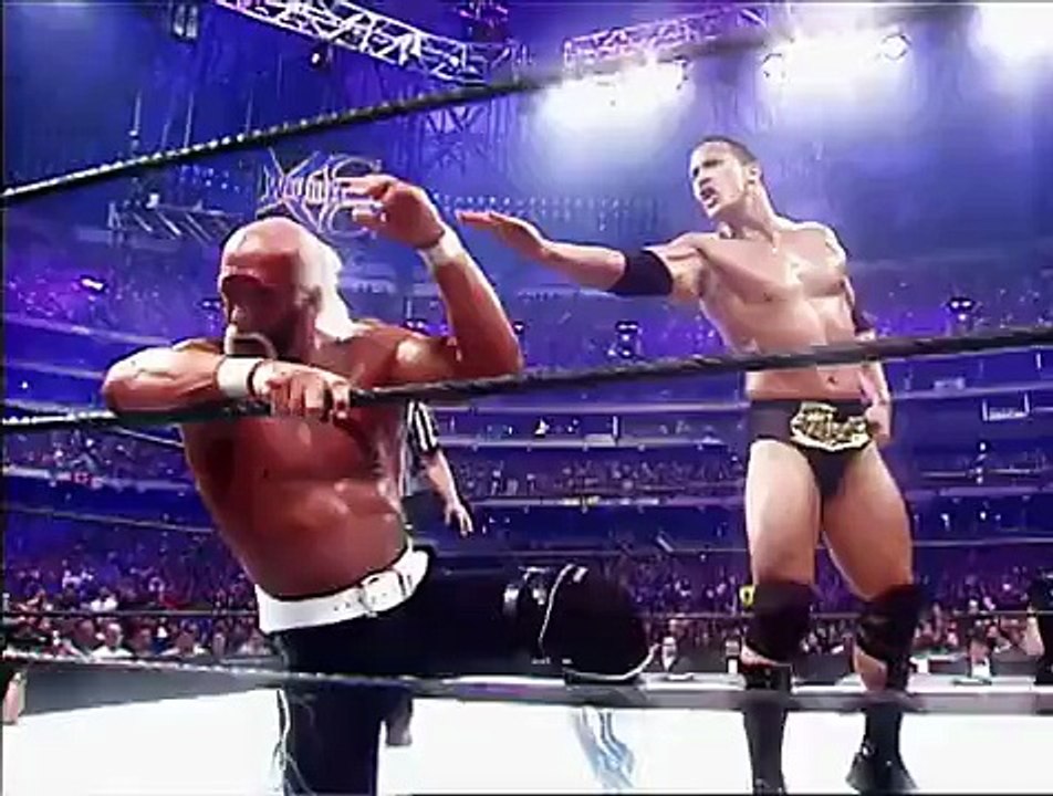 Hulk Hogan vs The Rock - No Way Out 2003- Npmake.coms