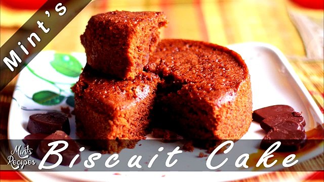 Eggless Spongy Biscuit Cake Recipe Without Oven In Hindi Urdu Apni Recipes