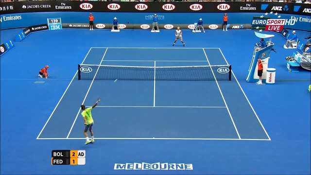 Roger Federer vs Simone Bolelli Australian Open 2015 2nd Round Highlights HD