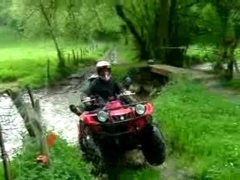 Traversée Rivière Quads Yamaha