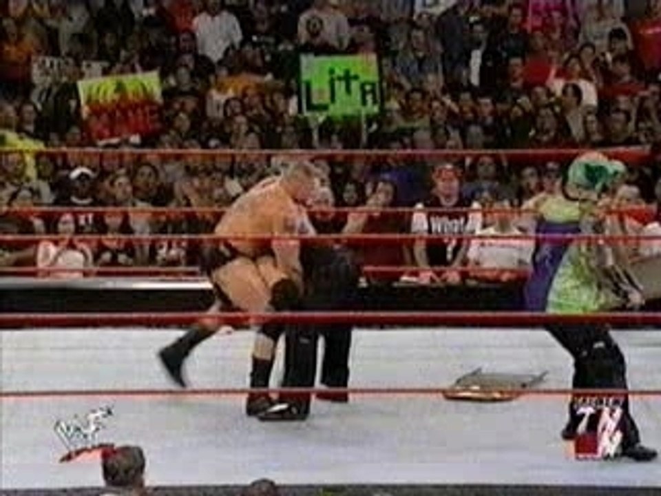 Matt and Jeff Hardy hit Brock Lesnar