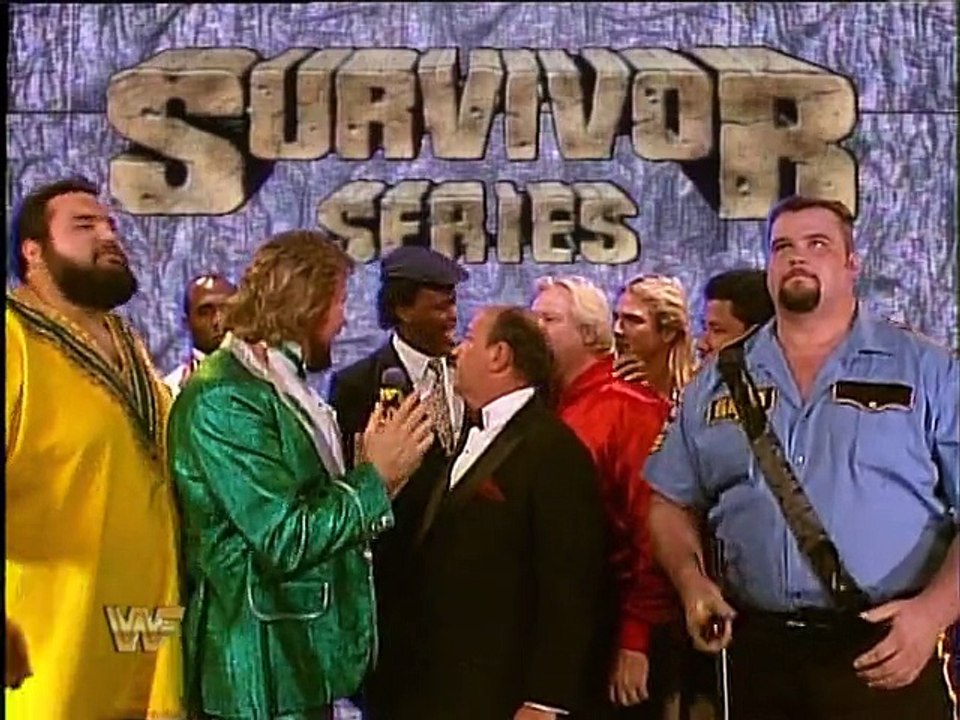 WWF Survivor Series 1988  Team Dibiase Interview  video Dailymotion