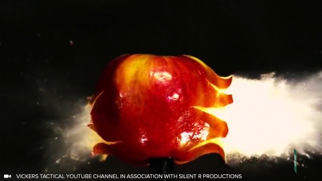 VIDÉO.Des tirs au pistolet sur des objets insolites filmés au ralenti