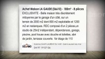 A vendre - maison - LA GAUDE (06610) - 8 pièces - 185m²