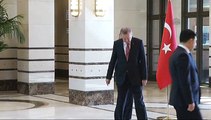 Turkish President Erdogan meets French Ambassador Fries in Ankara