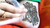 Nice And Unique Looking Mehndi Design For Foot - Latest Mehndi Design Point