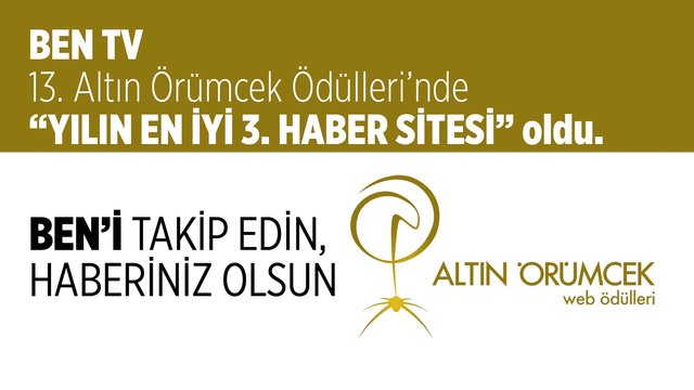 Ben TV, Yılın En İyi 3. Haber Sitesi Oldu!