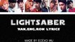 EXO (엑소) - Lightsaber Color Coded Lyrics [Han-Rom-Eng]