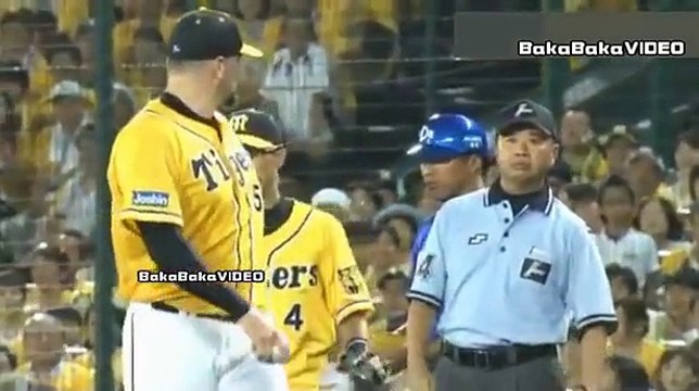 7/26【メッセンジャー ブチギレ！アウト？セーフ？】際どいタイミングの判定に　阪神 ランディ・メッセンジャー ブチギレ！