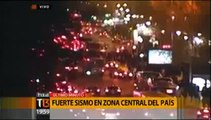 RAW FOOTAGE 7,9 earthquake rocks in chile