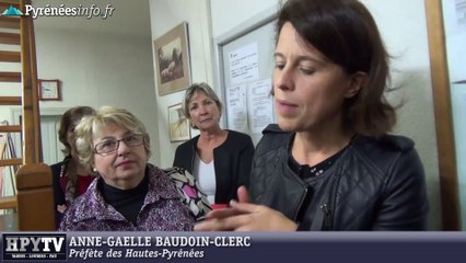 [TARBES] La Préfète à la Halte St Vincent de Paul (12 novembre 2015)