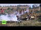 Tear Gas & Slingshots: IDF, Palestinians clash in Gaza
