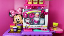 Play Doh ❤ Hello Kitty Donuts キャラクター練り切り ハローキティ Minnie Mouse Kitchen Cupcakes