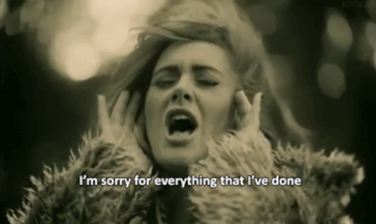 Hello Adele (Lyrics on Video)الكلمات على الفيديو