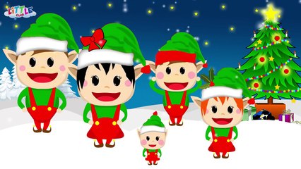 Elf Finger Family Nursery Rhyme - Christmas Finger Family