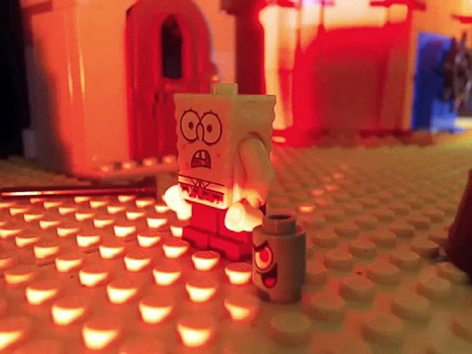 lego spongebob sponge out of water clip 2