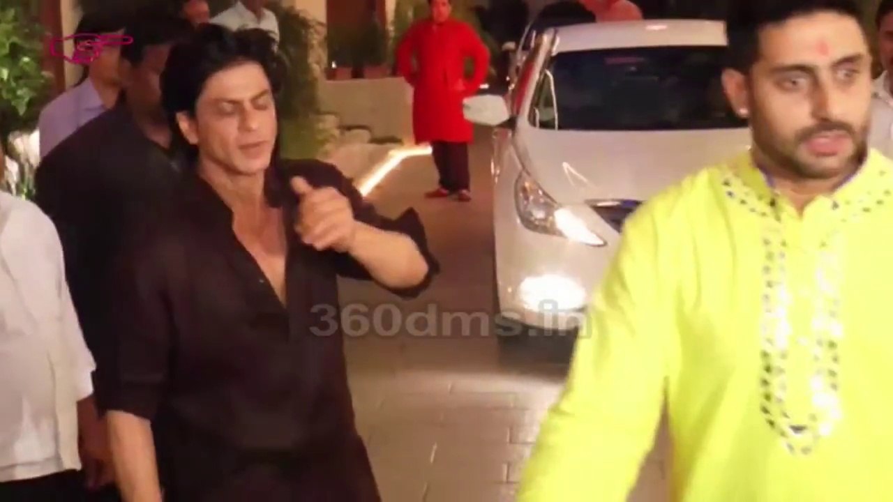 shahrukh khan, Tiger Shroff, Sonakshi Sinha at Amitabh Bachchan, Jaya Bachchan's grand Diwali bash