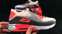 HD_Review_Perfect Replicas Infrared Nike Air Max 90 Lunar C3 0 Sneakers Cheap sale
