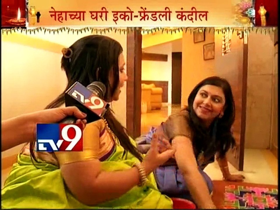 Neha Rajpal & Ashwini Shende’s Diwali Celebration 2015 with TV9/Part2