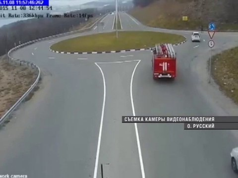 Pompiers russes vs Rond-point