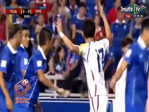 اهداف مباراة ( تايلاند 4-2 تايوان ) تصفيات كأس العالم 2018 و آسيا 2019)