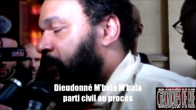 Dieudonné au procès d'Alain Soral