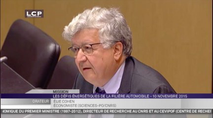 TRAVAUX ASSEMBLEE 14E LEGISLATURE : Audition d'Élie Cohen, économiste (Sciences-Po/CNRS)