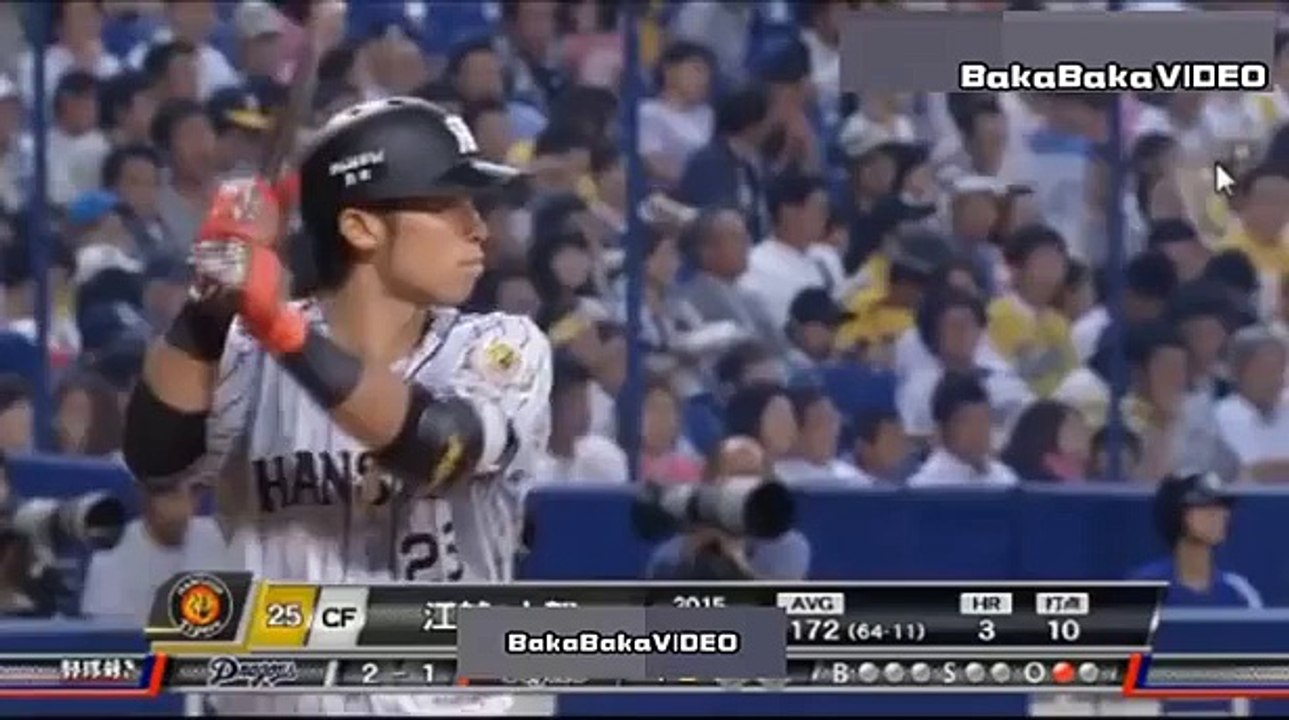 7/29【絶好調！江越大賀！】阪神・江越大賀　今シーズン第4号 同点ソロホームラン