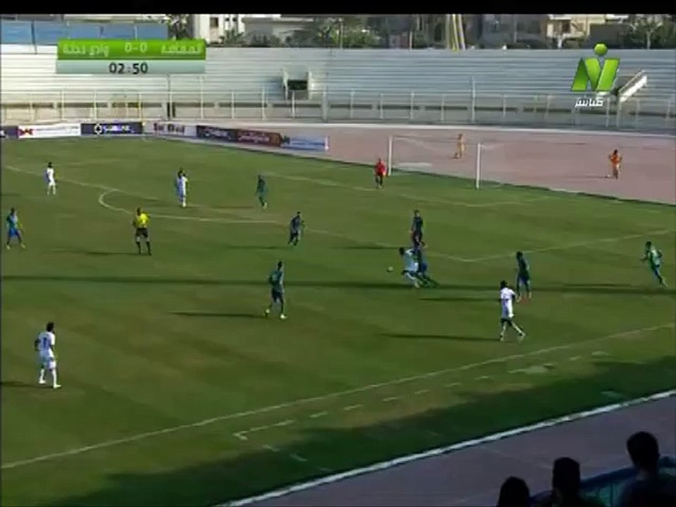 تصدي رائع من حارس المقاصة لتسديدة دودي الجباس