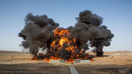 The explosion which hit the Guinness Book of Records. «007 spectre»