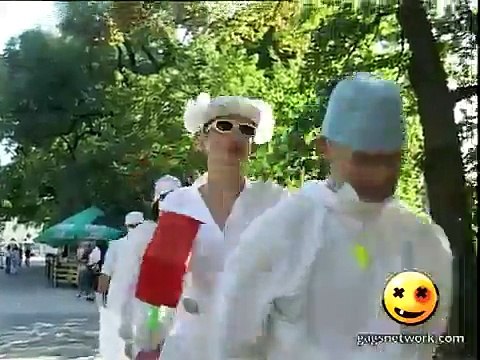 Seven Clowns in White Raincoats ER