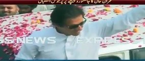 Imran Khan Media Talk After Reaching Jamshoro Sindh -- 12th Nov 15