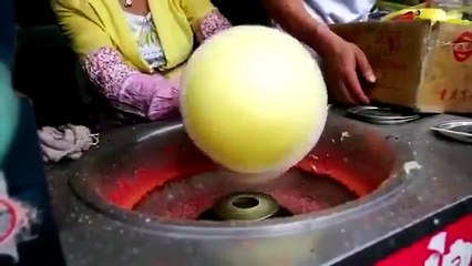 Giant Cotton Candy Challenge - YouTube