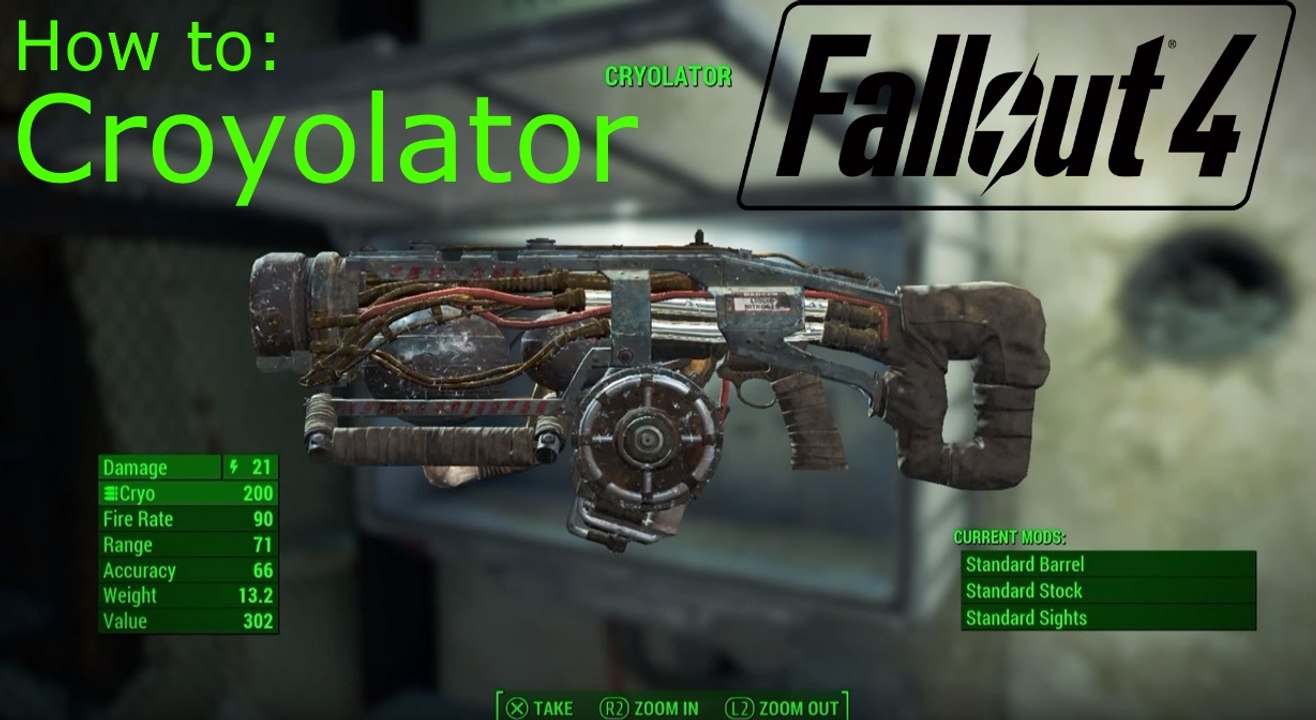 Fallout 4 how to - Cryolator
