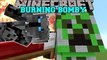PopularMMOs Minecraft: BOMBY IS BURNING! Pat and Jen Mini-Game GamingWithJen