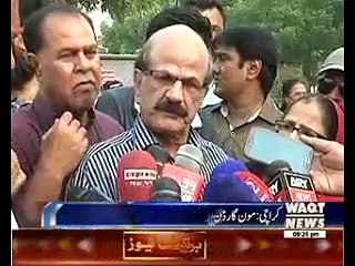 Protest Residence of Moon Garden Against Non Supply of Electricity