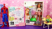 Project Mc2 Making Candy Gum Slime! Adriennes Volcano Bubble Gum Lab + Frozen Kids & Spid