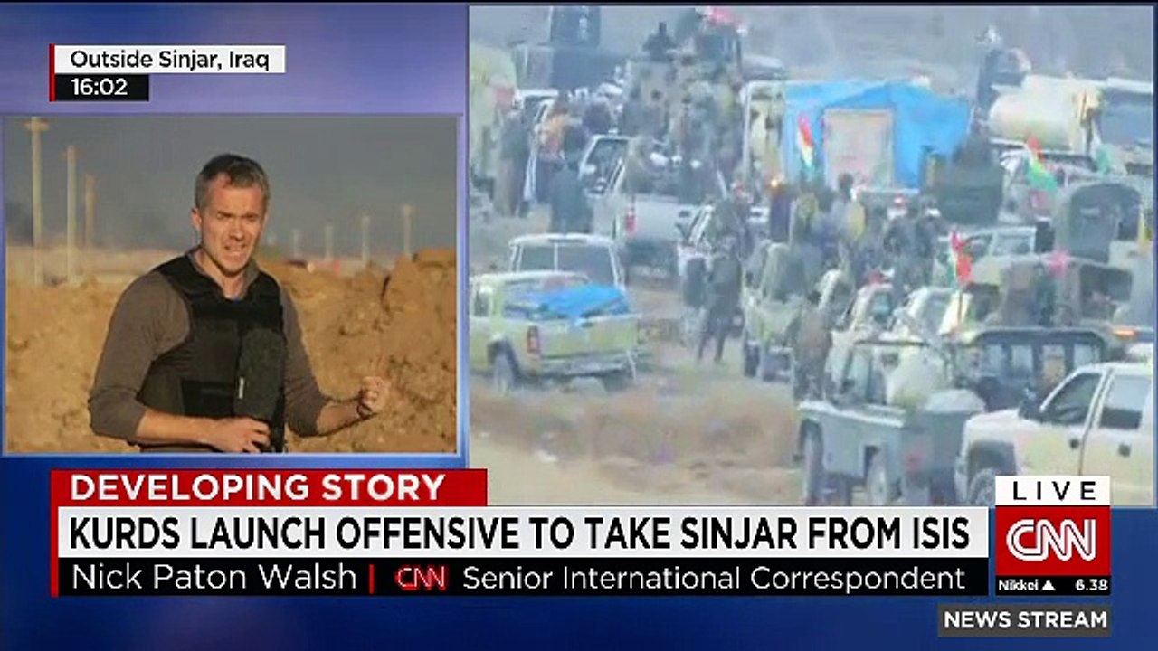 Kurds launch offensive to take Sinjar from ISIS