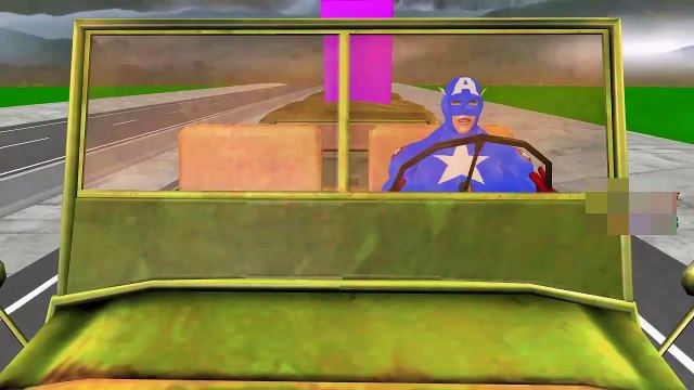 Captain America Cartoons 123 Songs for Children _ 123 Numbers Children Nursery Rhymes for Preschool