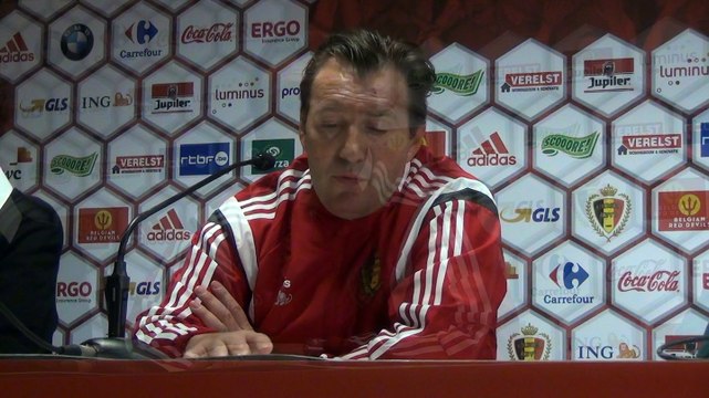 Marc Wilmots: Les quatre attaquants vont jouer les 2 matches
