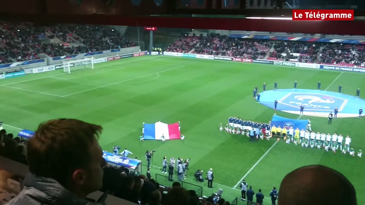 Championnat d'Europe U21. France - Irlande du Nord : la Marseillaise