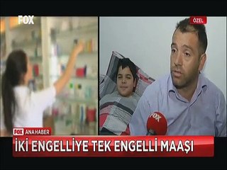 Devlet Engelli babanın Engelli oğluna verilen maaşı kesti